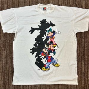 Vintage mickey collection T-shirt euc xl white single stitch made in Canada tag